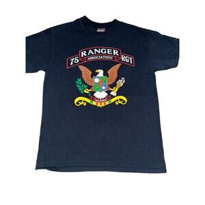 Harley-Davidson‎ T-Shirt 75th Ranger Association Size M Black Tshirt